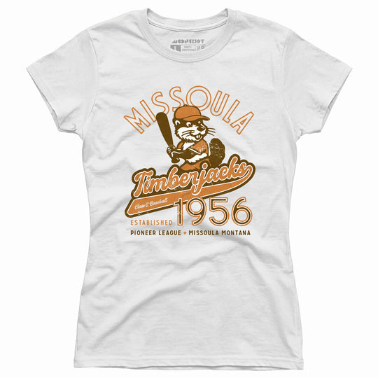 Missoula Timberjacks - Montana - Vintage Defunct Baseball Teams - Women's T-Shirt