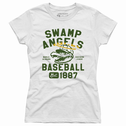 Mobile Swamp Angels - Alabama - Vintage Defunct Baseball Teams - Women's T-Shirt