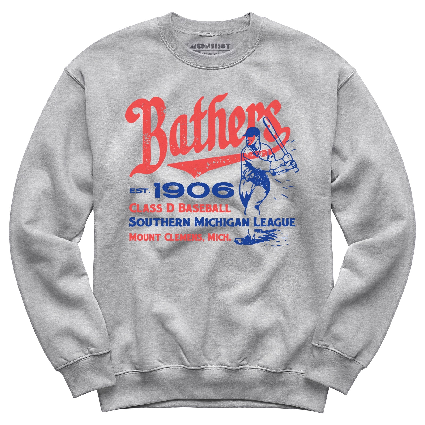 Mount Clemens Bathers - Michigan - Vintage Defunct Baseball Teams - Unisex Sweatshirt