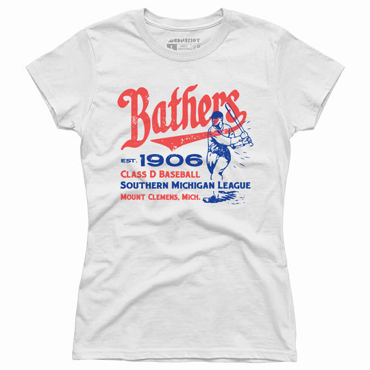 Mount Clemens Bathers - Michigan - Vintage Defunct Baseball Teams - Women's T-Shirt