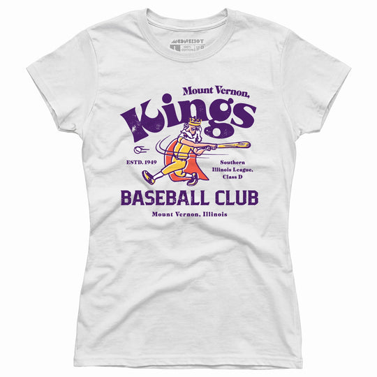Mount Vernon Kings - Illinois - Vintage Defunct Baseball Teams - Women's T-Shirt