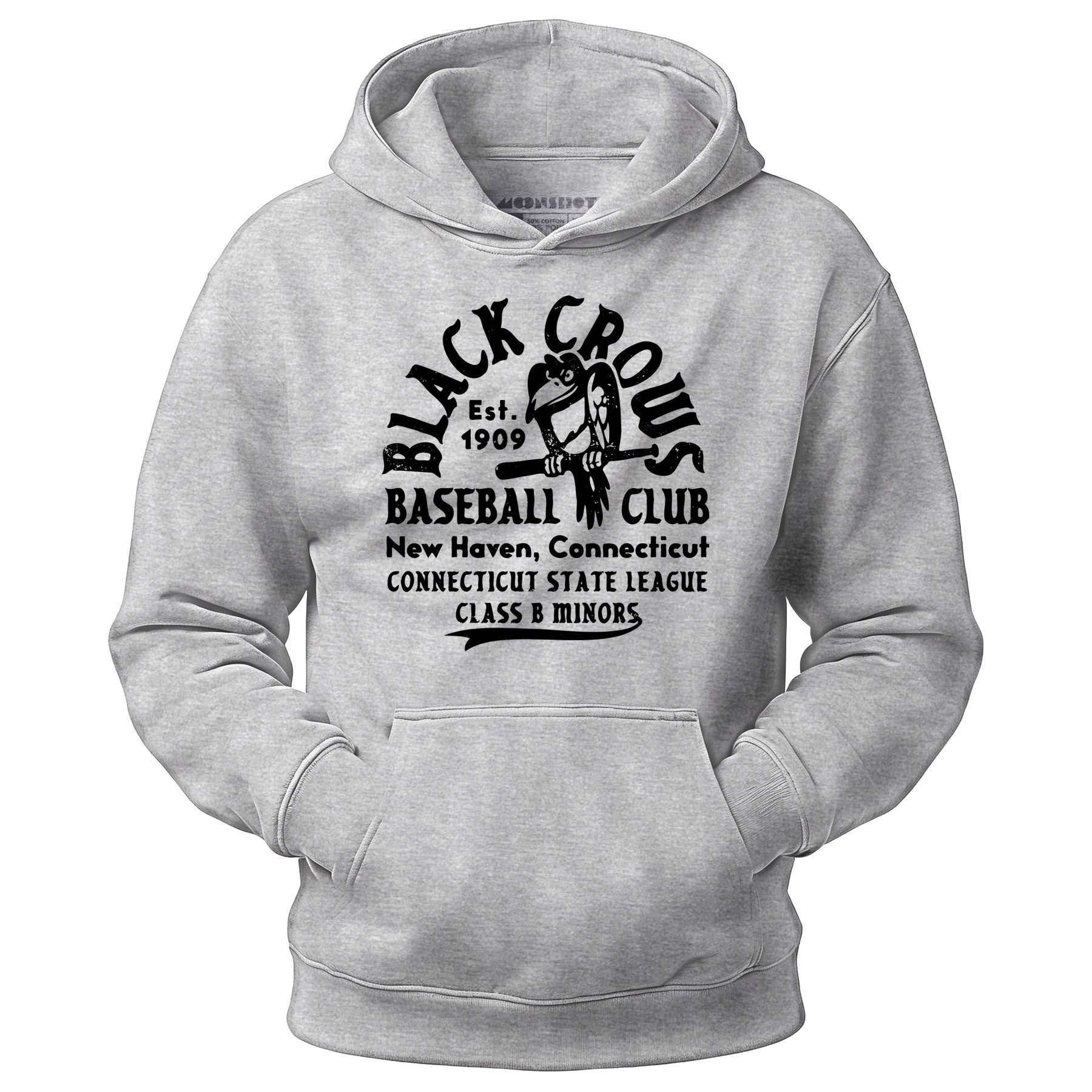 New Haven Black Crows - Connecticut - Vintage Defunct Baseball Teams - Unisex Hoodie