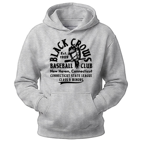 New Haven Black Crows - Connecticut - Vintage Defunct Baseball Teams - Unisex Hoodie