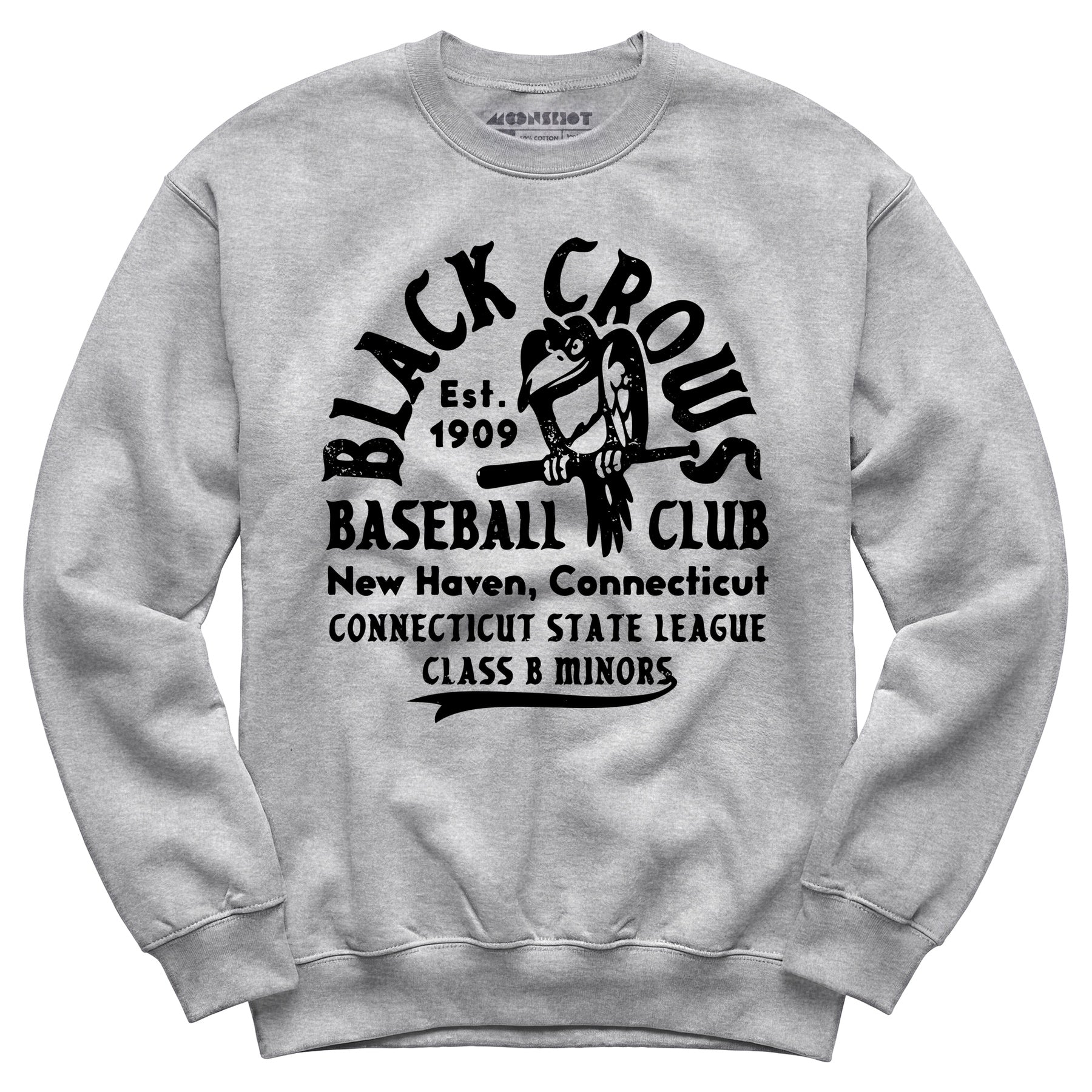 New Haven Black Crows - Connecticut - Vintage Defunct Baseball Teams - Unisex Sweatshirt