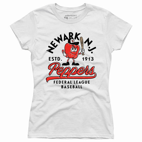 Newark Peppers - New Jersey - Vintage Defunct Baseball Teams - Women's T-Shirt