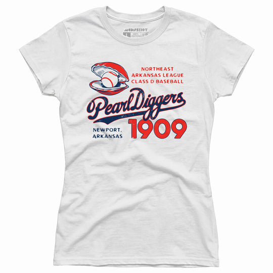 Newport Pearl Diggers - Arkansas - Vintage Defunct Baseball Teams - Women's T-Shirt
