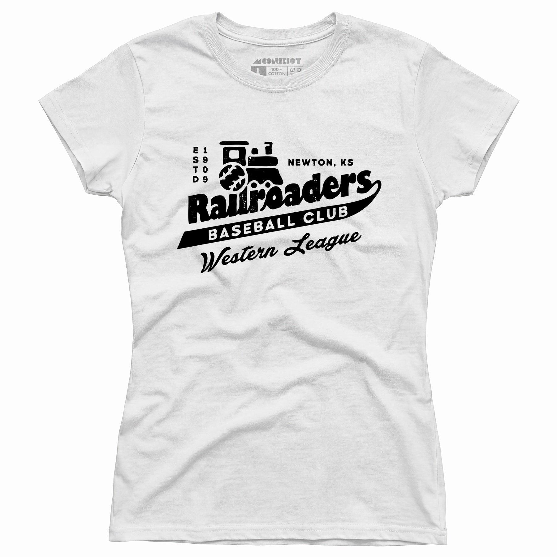 Newton Railroaders - Kansas - Vintage Defunct Baseball Teams - Women's T-Shirt