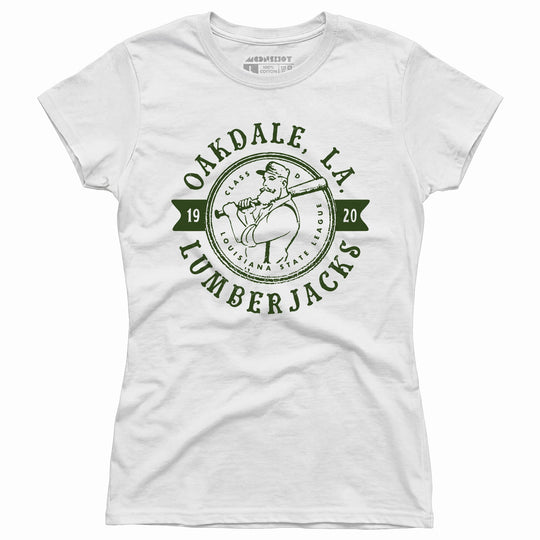 Oakdale Lumberjacks - Louisiana - Vintage Defunct Baseball Teams - Women's T-Shirt
