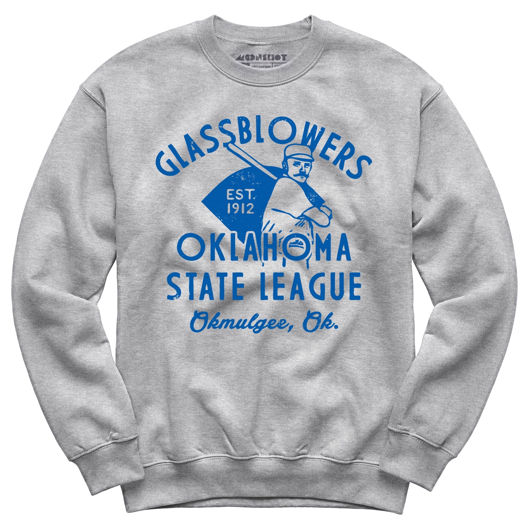 Okmulgee Glassblowers - Oklahoma - Vintage Defunct Baseball Teams - Unisex Sweatshirt