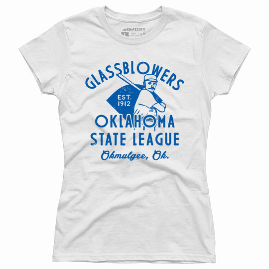 Okmulgee Glassblowers - Oklahoma - Vintage Defunct Baseball Teams - Women's T-Shirt