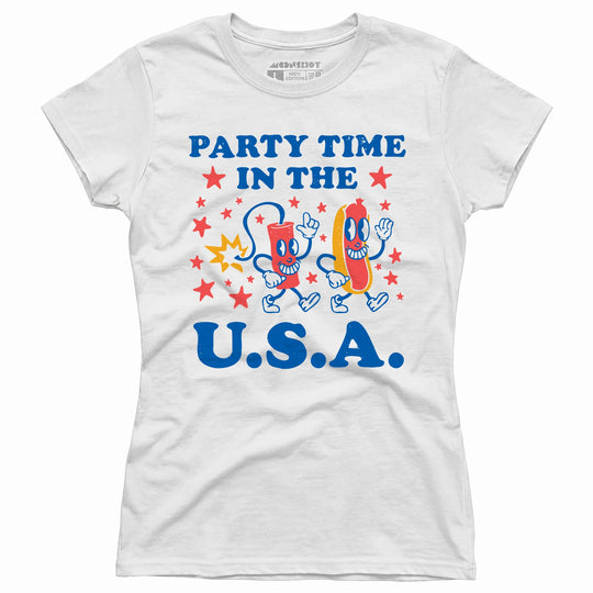 Party Time in The U.S.A. - Women's T-Shirt