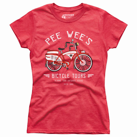 Pee Wee's Bicycle Tours - Women's T-Shirt
