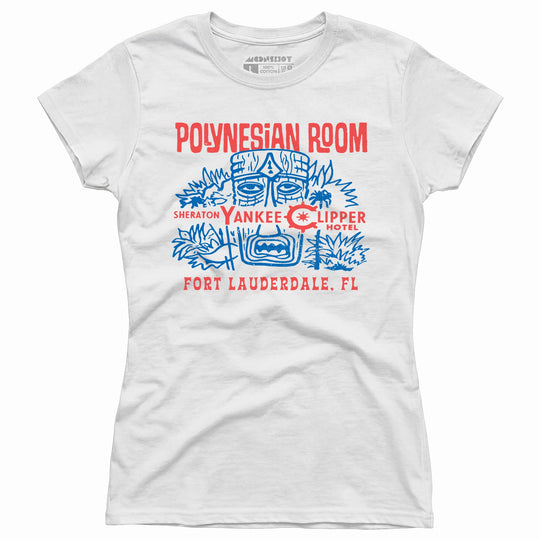 Polynesian Room - Fort Lauderdale, FL - Vintage Tiki Bar - Women's T-Shirt