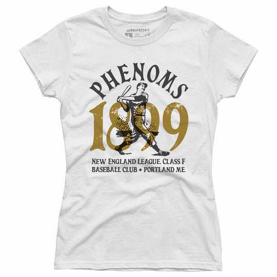 Portland Phenoms - Maine - Vintage Defunct Baseball Teams - Women's T-Shirt