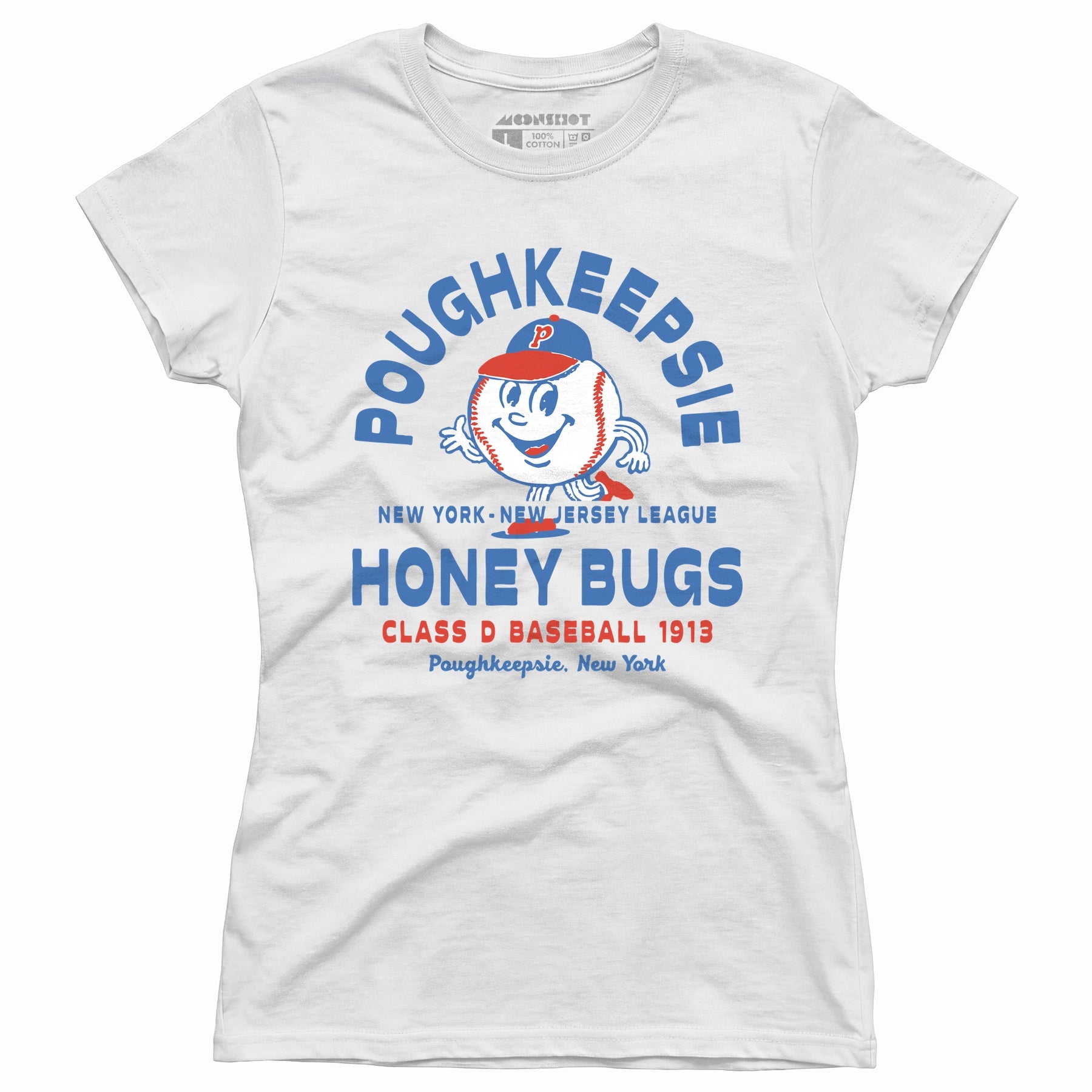 Poughkeepsie Honey Bugs - New Jersey - Vintage Defunct Baseball Teams - Women's T-Shirt