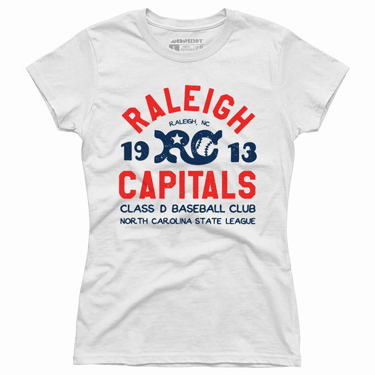 Raleigh Capitals - North Carolina - Vintage Defunct Baseball Teams - Women's T-Shirt