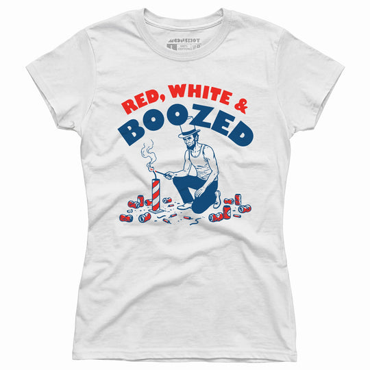 Red, White & Boozed - Women's T-Shirt