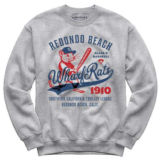 Redondo Beach Wharf Rats - California - Vintage Defunct Baseball Teams - Unisex Sweatshirt