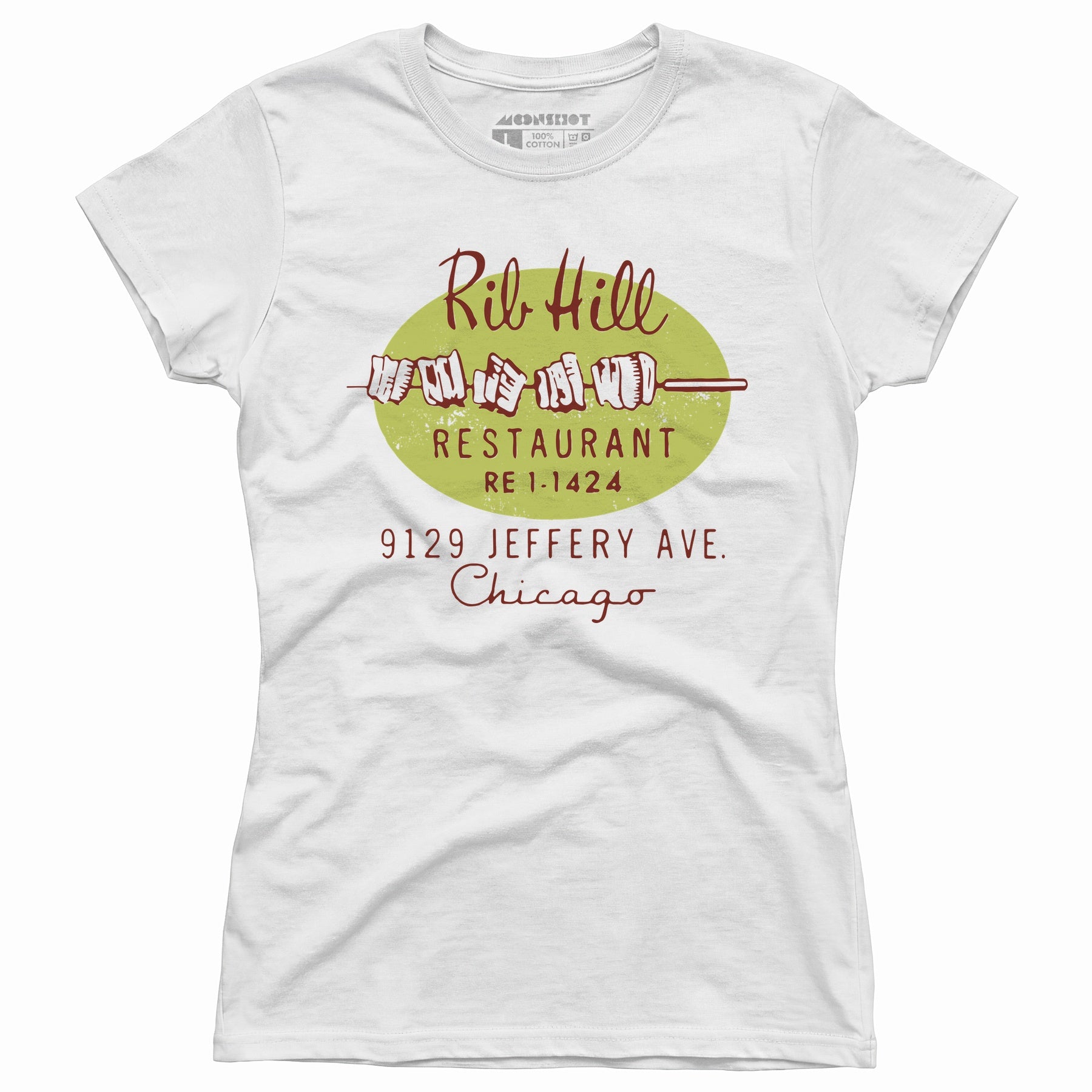Rib Hill - Chicago, IL - Vintage Restaurant - Women's T-Shirt