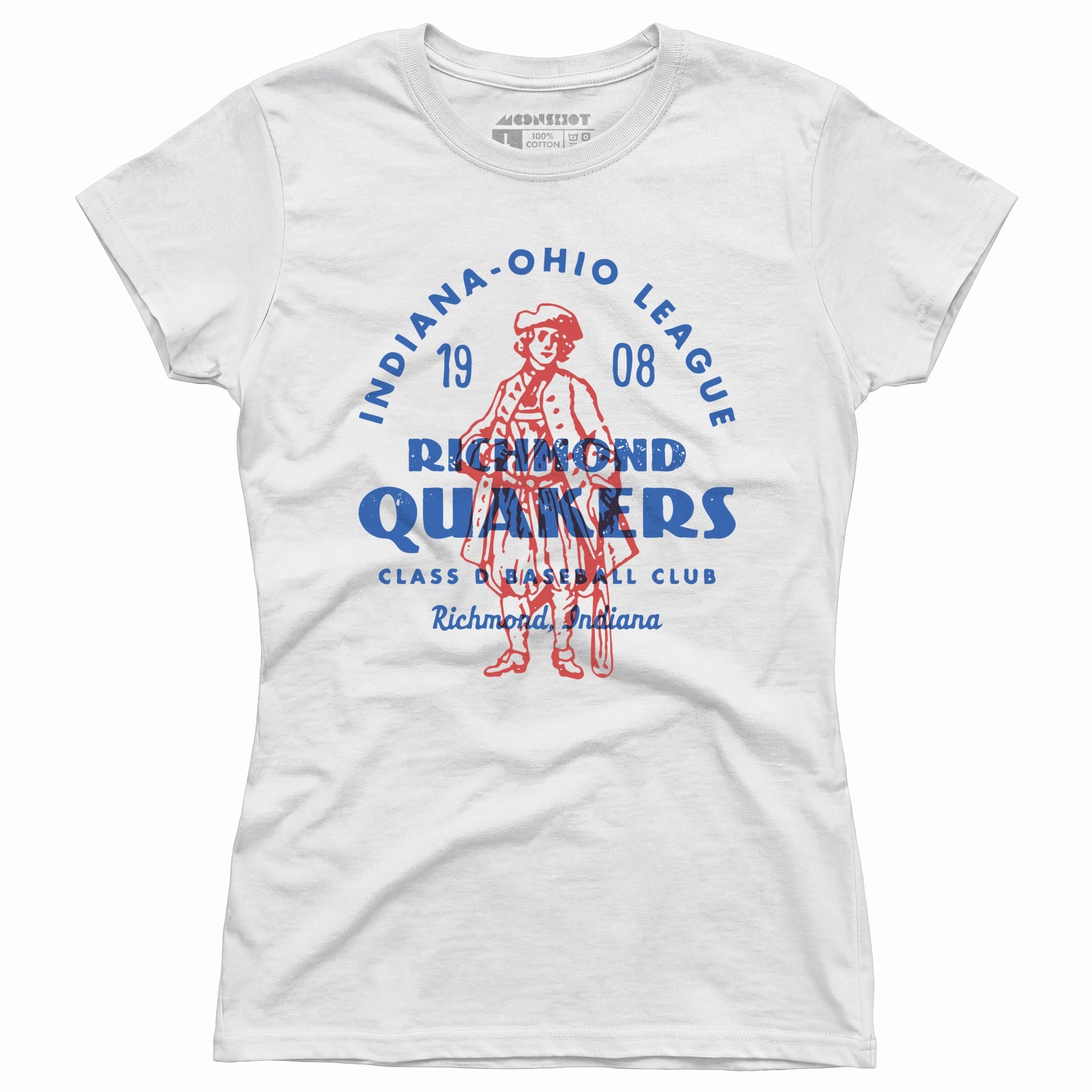 Richmond Quakers - Indiana - Vintage Defunct Baseball Teams - Women's T-Shirt