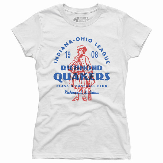 Richmond Quakers - Indiana - Vintage Defunct Baseball Teams - Women's T-Shirt