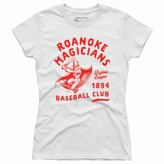 Roanoke Magicians - Virginia - Vintage Defunct Baseball Teams - Women's T-Shirt