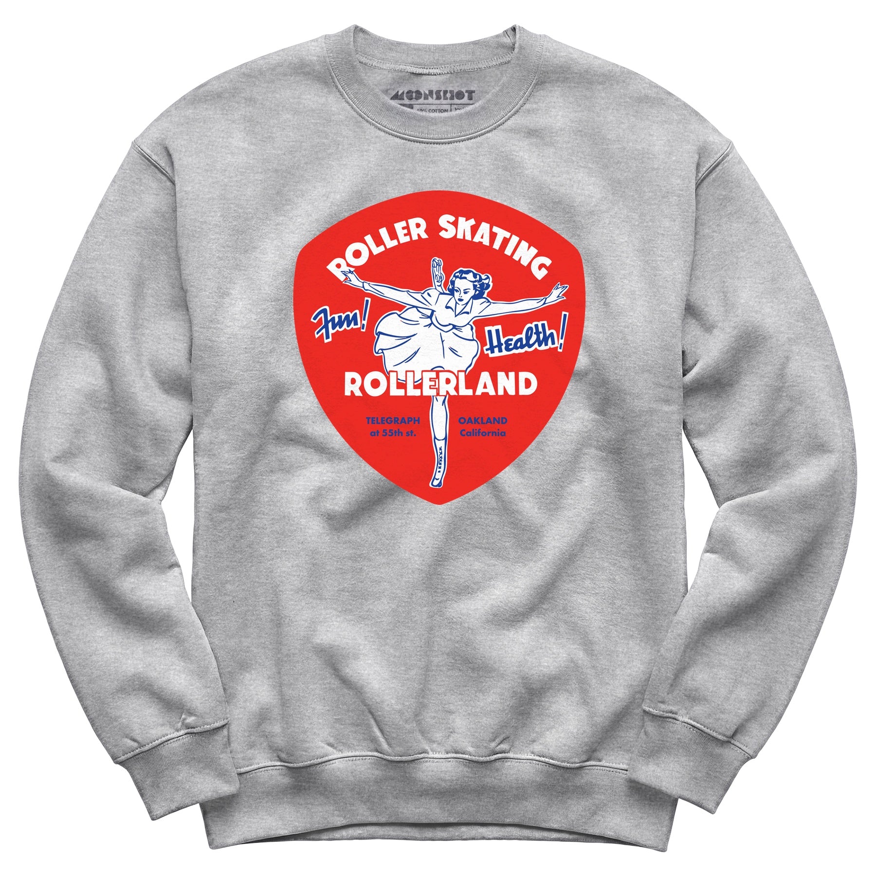 Rollerland - Oakland, CA - Vintage Roller Rink - Unisex Sweatshirt