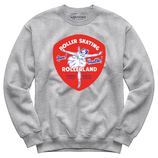 Rollerland - Oakland, CA - Vintage Roller Rink - Unisex Sweatshirt