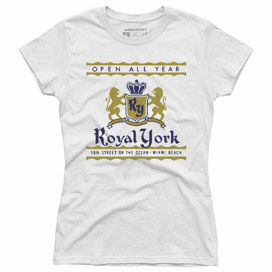 Royal York - Miami, FL - Vintage Hotel - Women's T-Shirt