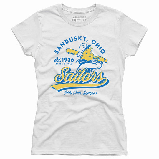 Sandusky Sailors - Ohio - Vintage Defunct Baseball Teams - Women's T-Shirt