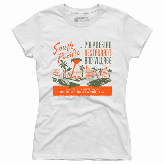 South Pacific - Hallandale Beach, FL - Vintage Tiki Bar - Women's T-Shirt