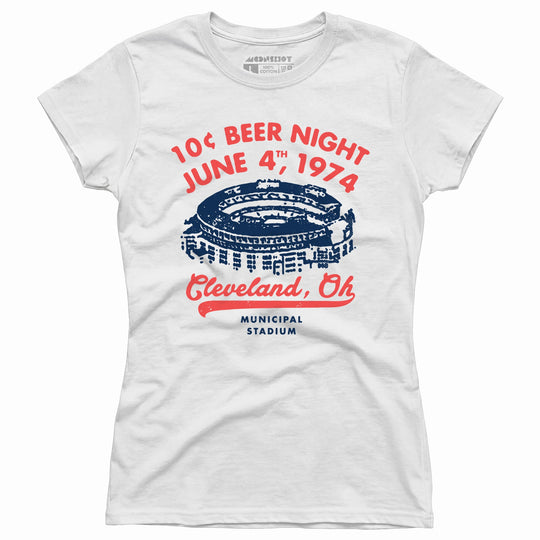 Ten Cent Beer Night - Cleveland Ohio - Women's T-Shirt