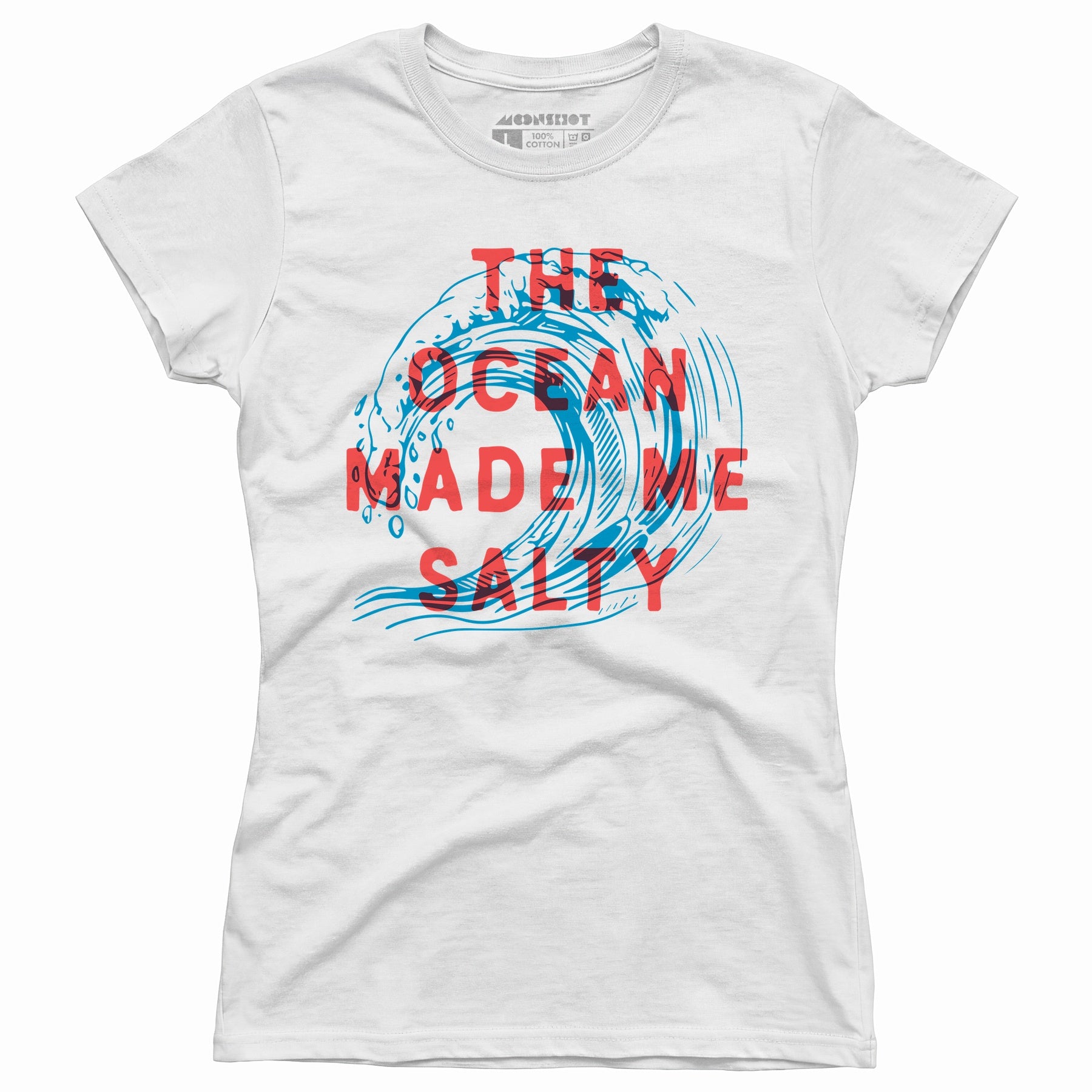 The Ocean Made Me Salty - Women's T-Shirt