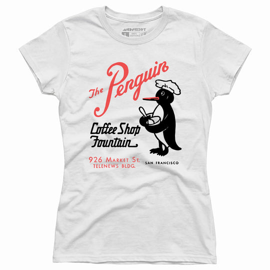 The Penguin - San Francisco, CA - Vintage Restaurant - Women's T-Shirt