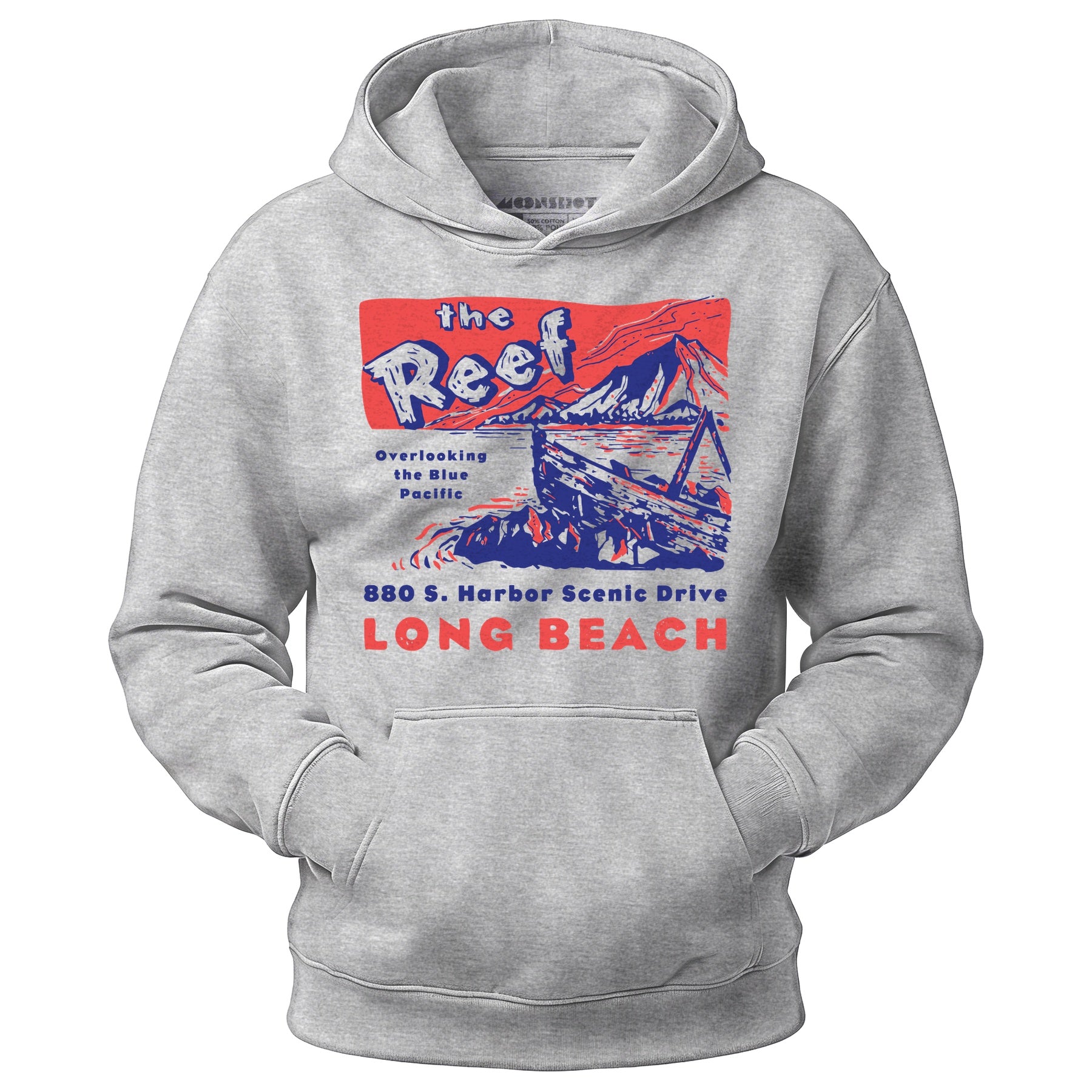 The Reef - Long Beach, CA - Vintage Tiki Bar - Unisex Hoodie
