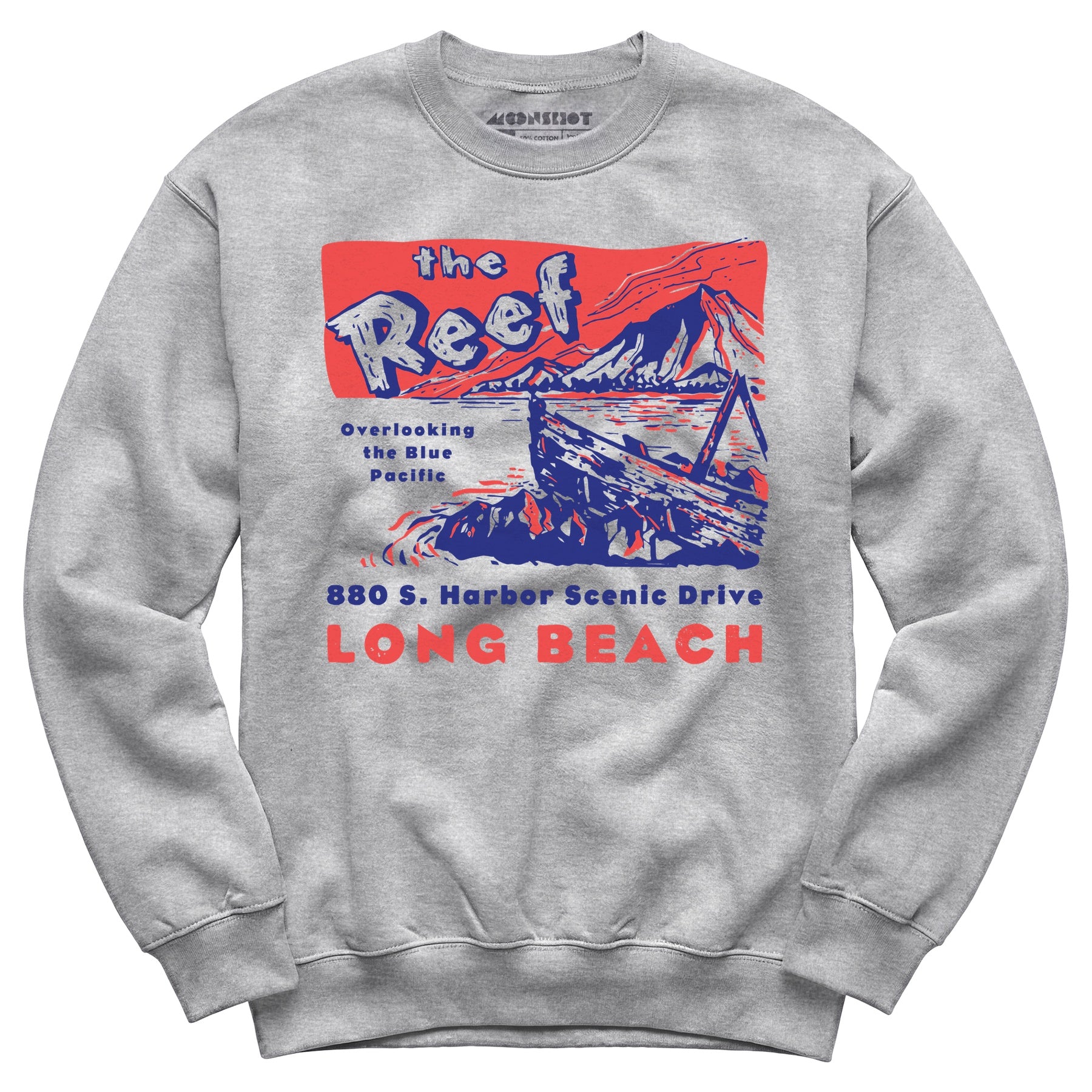 The Reef - Long Beach, CA - Vintage Tiki Bar - Unisex Sweatshirt