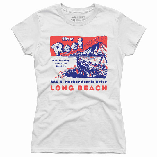 The Reef - Long Beach, CA - Vintage Tiki Bar - Women's T-Shirt