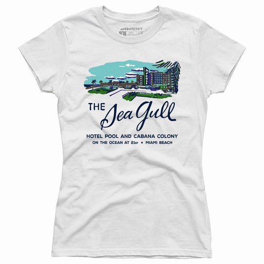 The Sea Gull - Miami, FL - Vintage Hotel - Women's T-Shirt