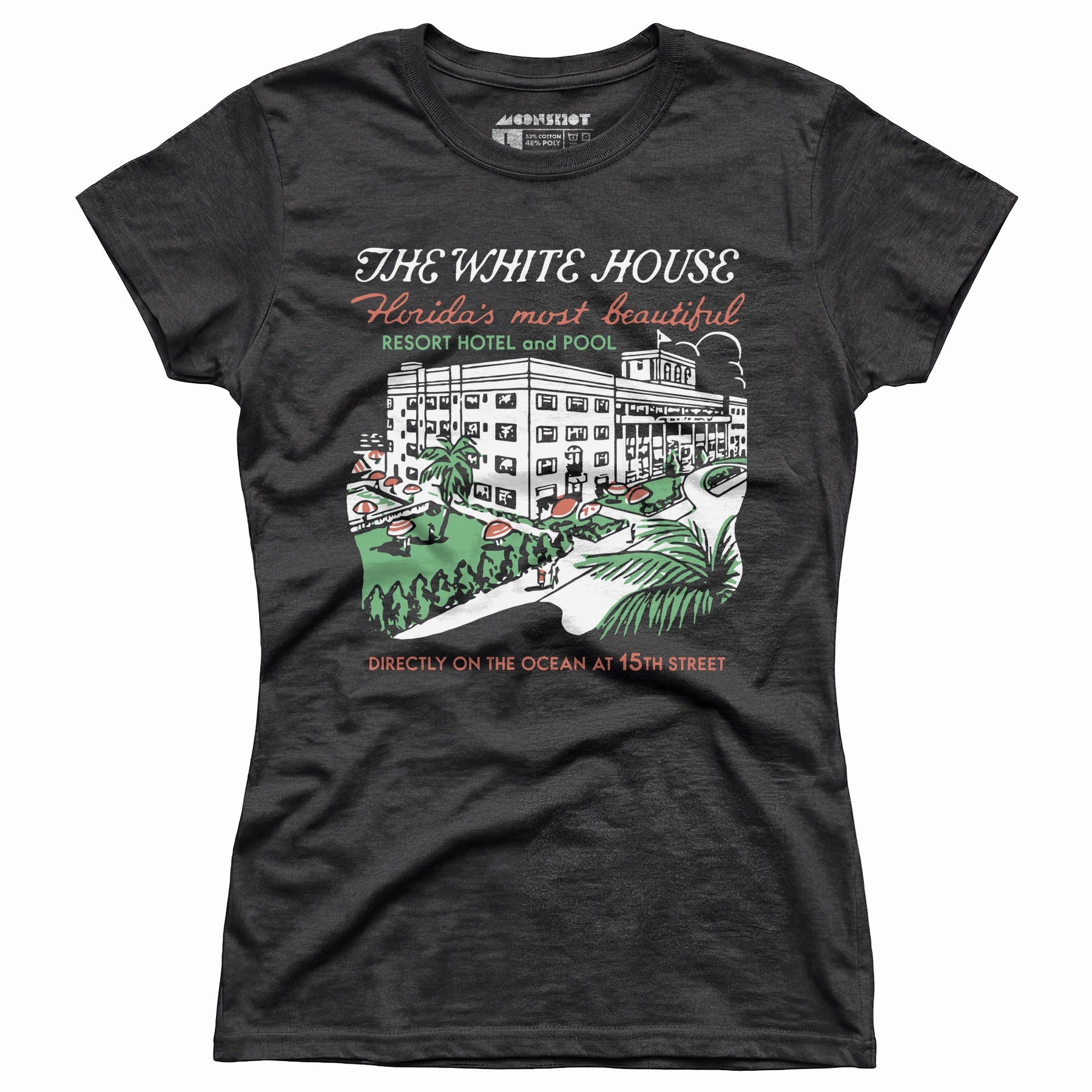 The White House - Miami, FL - Vintage Hotel - Women's T-Shirt