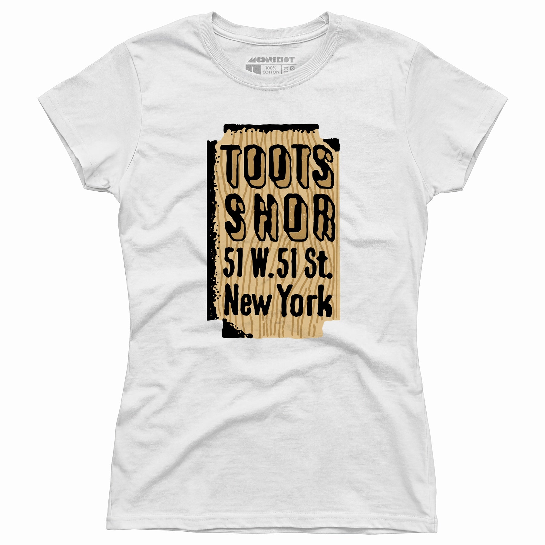 Toots Shor Sign - Manhattan, NY - Vintage Restaurant - Women's T-Shirt