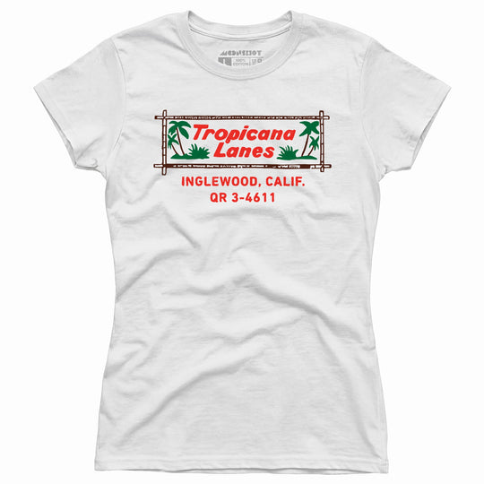 Tropicana Lanes - Inglewood, CA - Vintage Bowling Alley - Women's T-Shirt