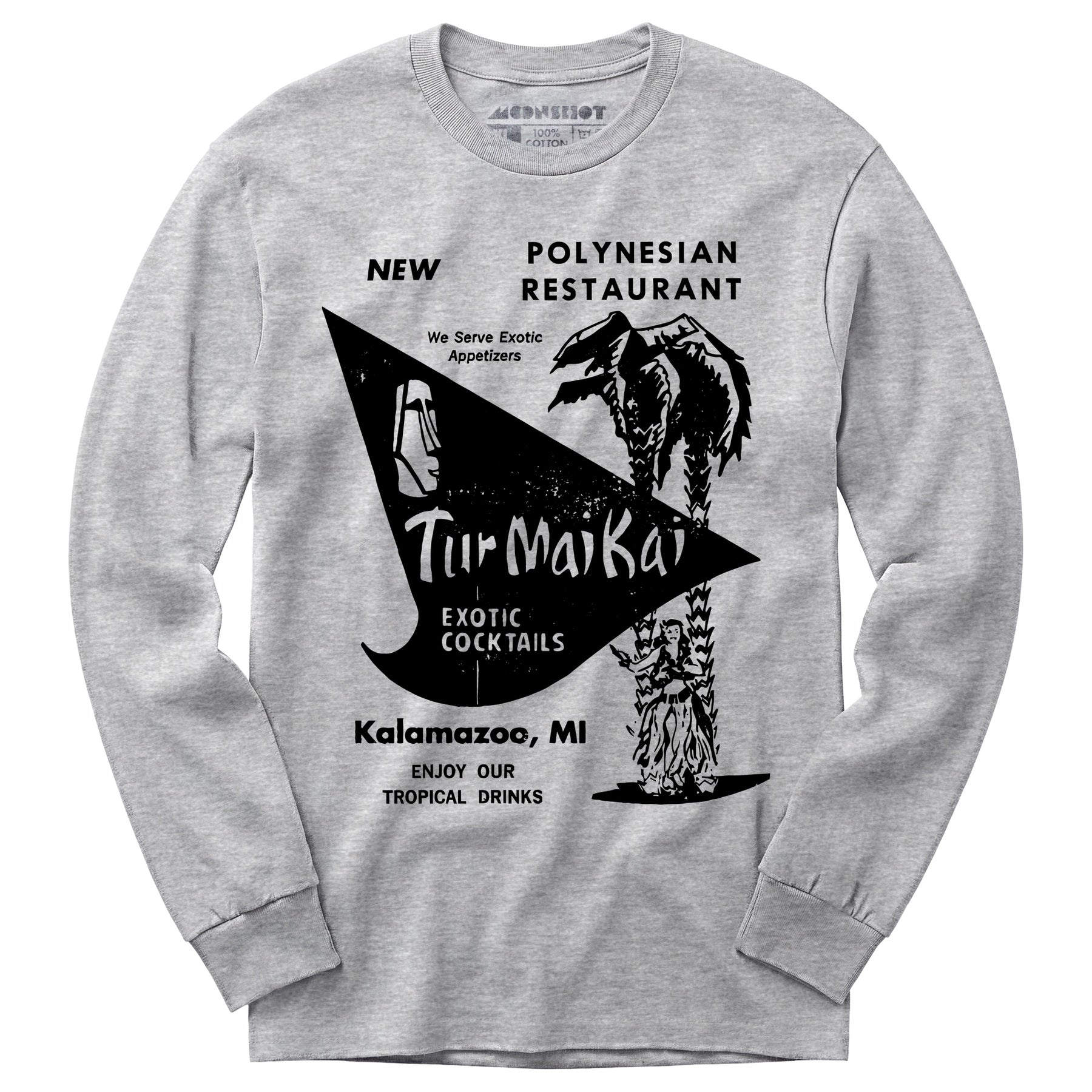 Tur Mai Kai - Kalamazoo, MI - Vintage Tiki Bar - Long Sleeve T-Shirt