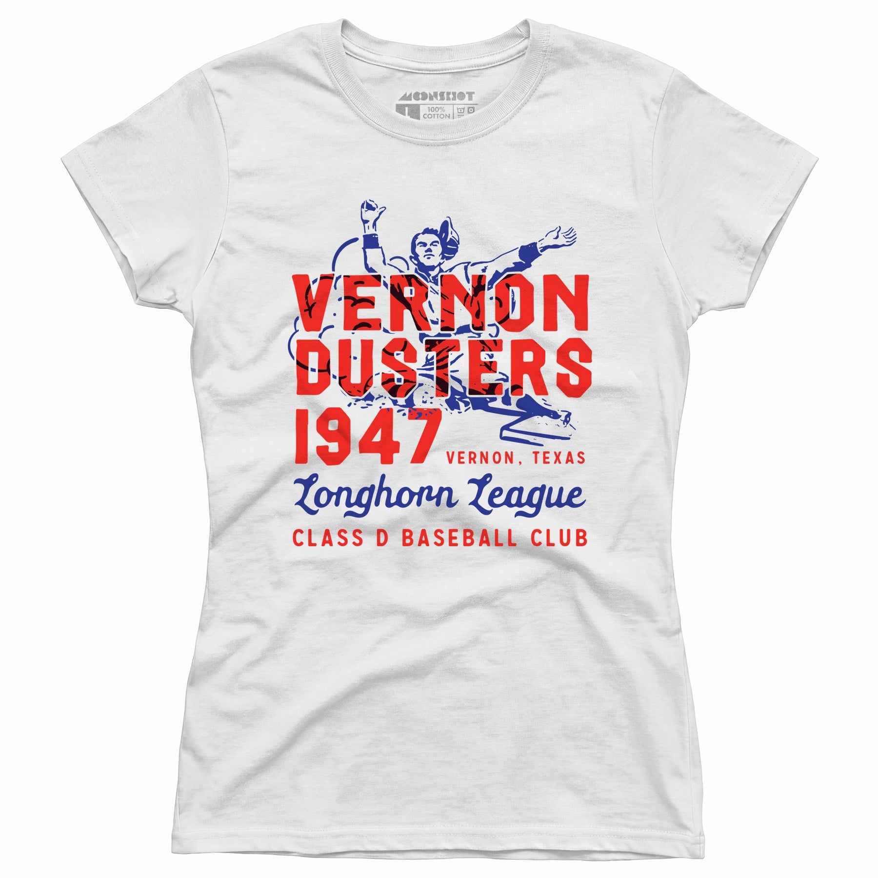 Vernon Dusters - Texas - Vintage Defunct Baseball Teams - Women's T-Shirt