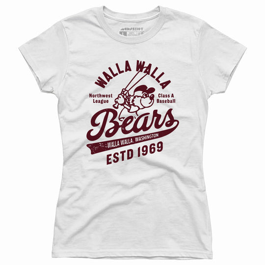 Walla Walla Bears - Washington - Vintage Defunct Baseball Teams - Women's T-Shirt