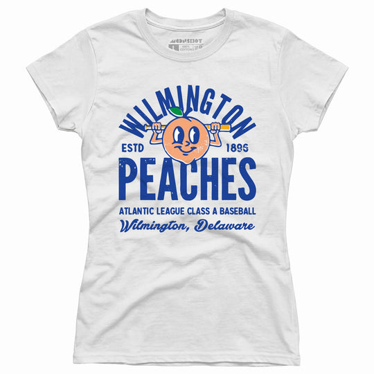 Wilmington Peaches - Delaware - Vintage Defunct Baseball Teams - Women's T-Shirt