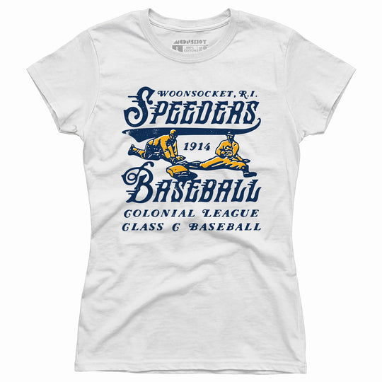 Woonsocket Speeders - Rhode Island - Vintage Defunct Baseball Teams - Women's T-Shirt