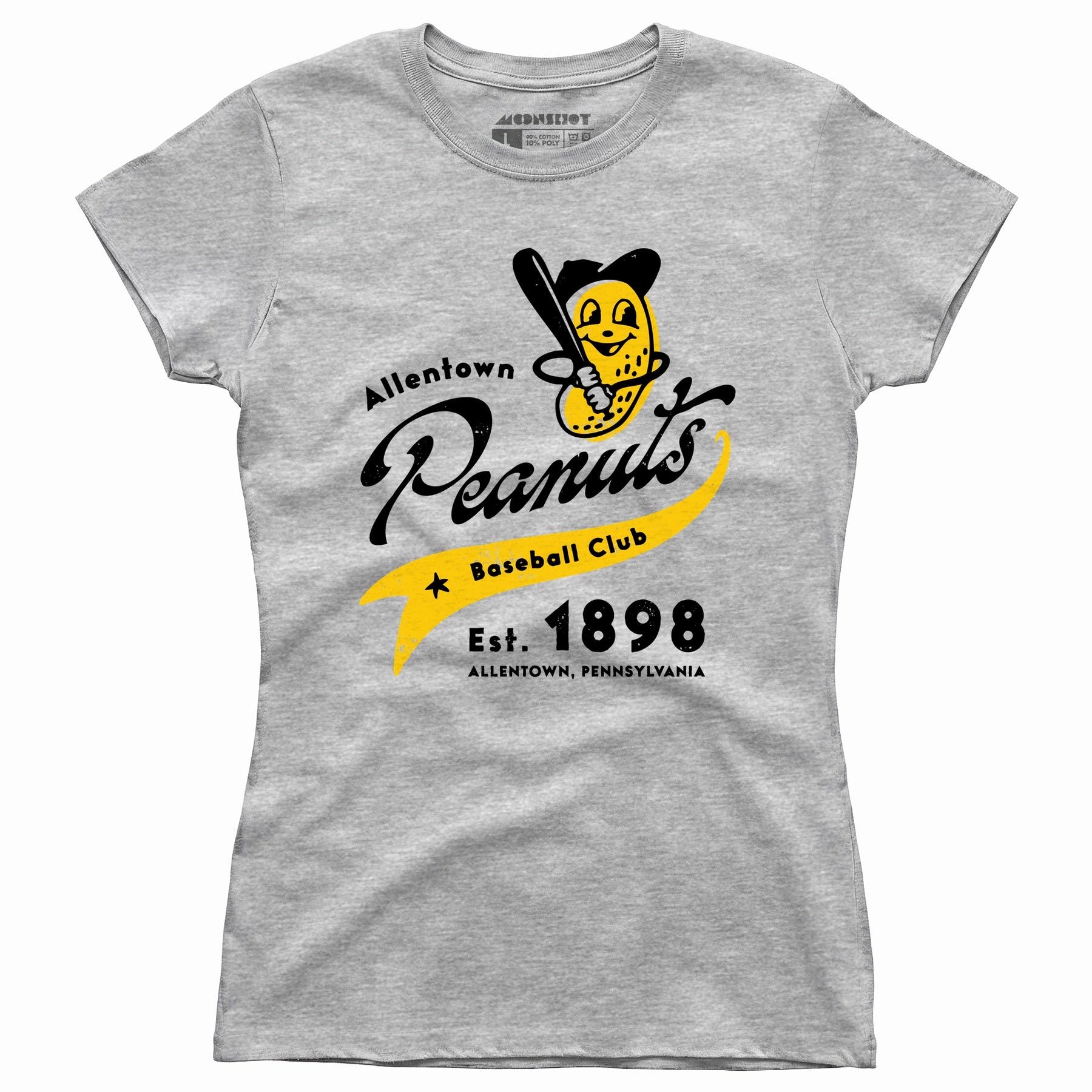 Allentown Peanuts - Pennsylvania - Vintage Defunct Baseball Teams - Women's T-Shirt