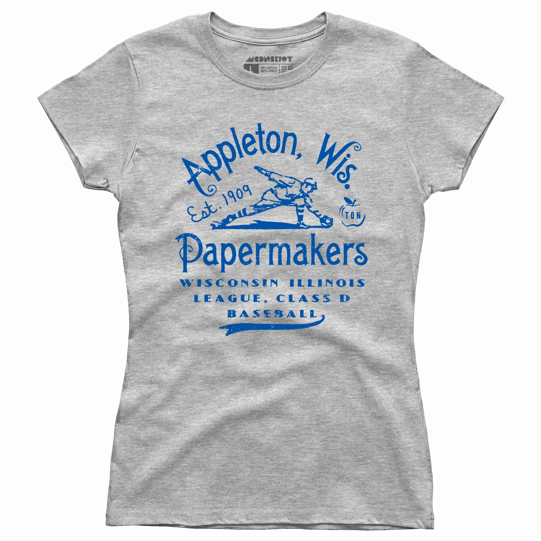 Appleton Papermakers - Wisconsin - Vintage Defunct Baseball Teams - Women's T-Shirt