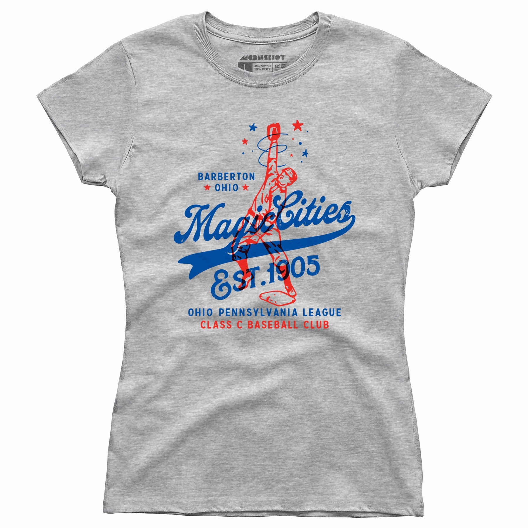 Barberton Magic Cities - Ohio - Vintage Defunct Baseball Teams - Women's T-Shirt