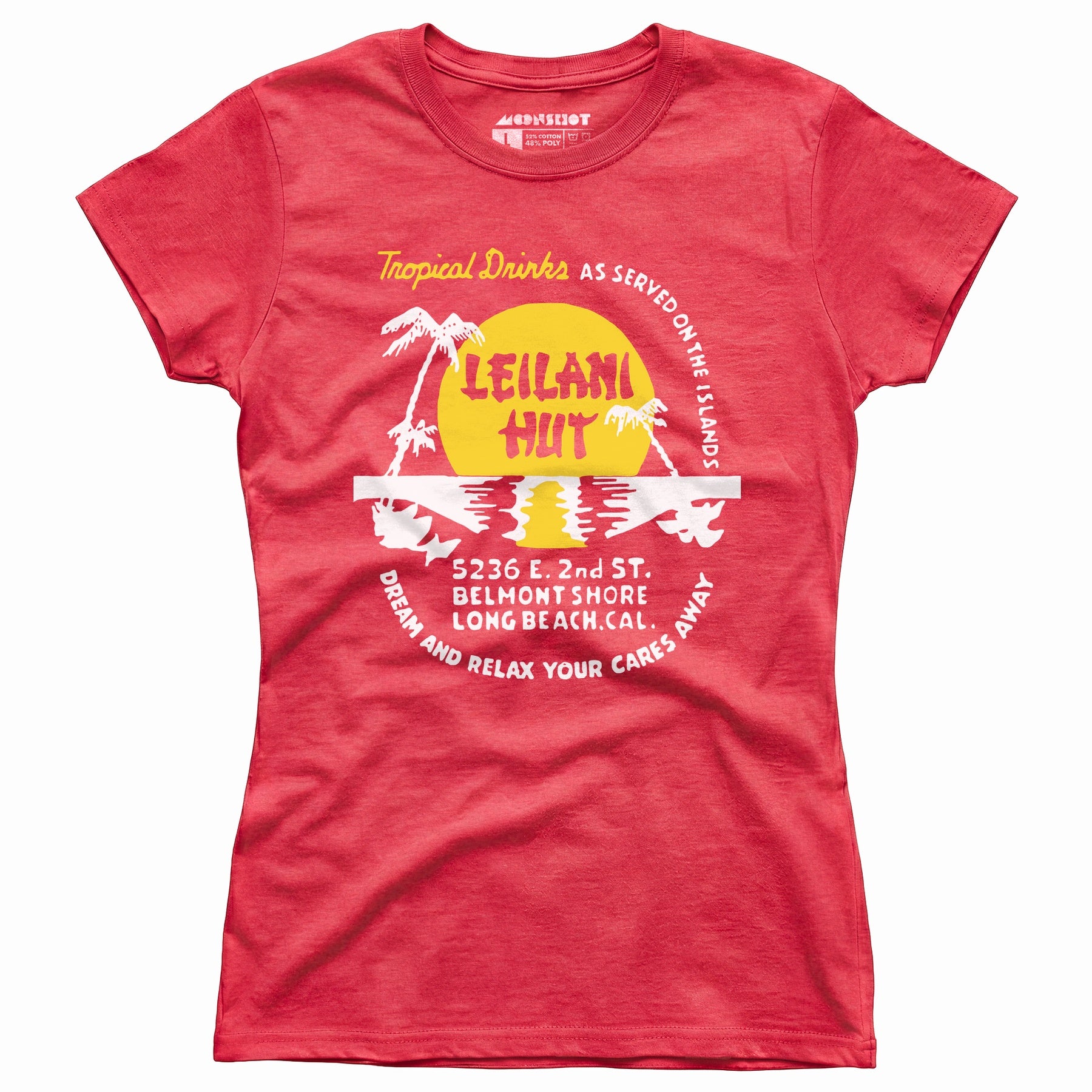 Leilani Hut - Long Beach, CA - Vintage Tiki Bar - Women's T-Shirt